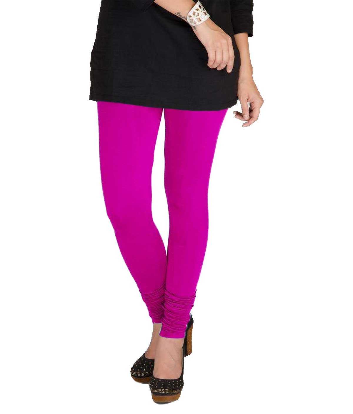 rrtbz Cotton Lycra Women's Leggings (Magenta) - Large-picture-45