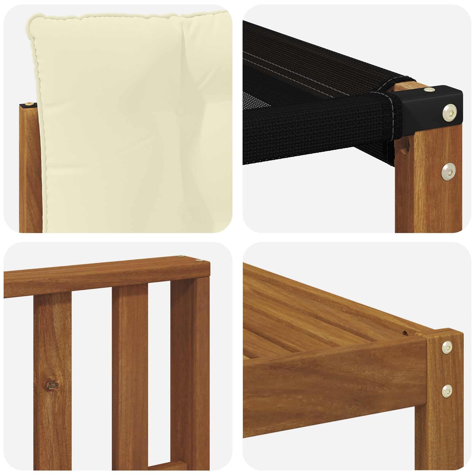 vidaXL Set di divani da esterno con cuscino 8 pcs Naturale e Crema, Set Lounge Minimalista per Esterni, Mobili Resistenti alle Intemperie, Divano Comodo in Texilene, Posti in Giardino