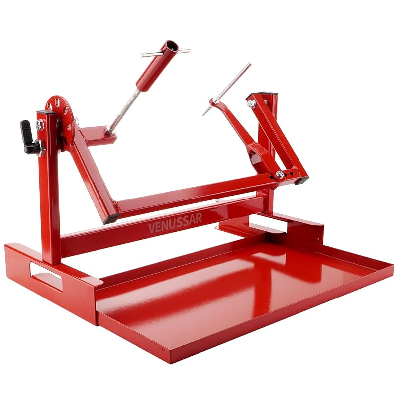 Suporte para Motor de Motocicleta, ATV e Dirt Bike com Estrutura Inclinável Ajustável Venussar, Vermelho