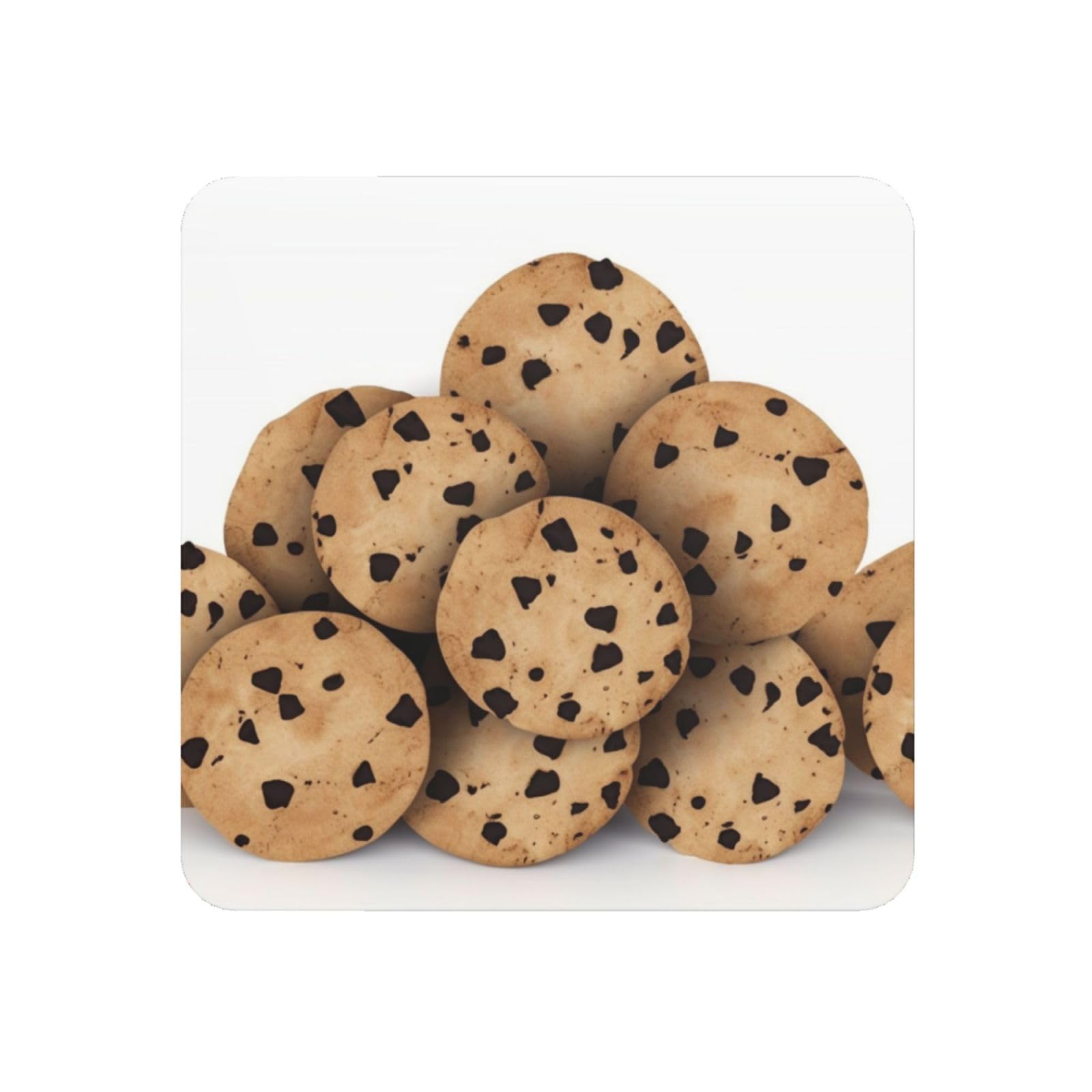 Food Chocolate Chip Biscuits Fridge Magnets Cute Strong Refrigerator Magnets Fun Magnet for Locker Office Whiteboard Decor, Door Magnets Decorative Magnetic Stickers for Home Decor