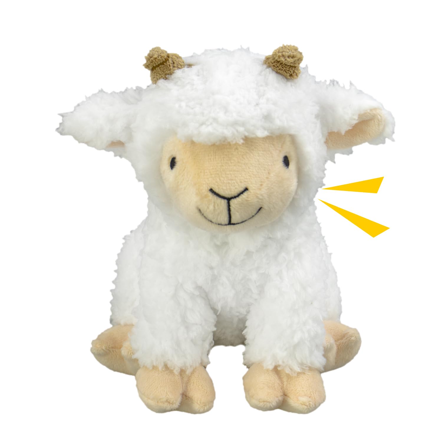 Squeaky Dog Toys for Large- Plush Stuffed Chew Toy with Soft Fabric- Interactive Puppy Toys to Keep Them Busy- Indoor & Outdoor Play