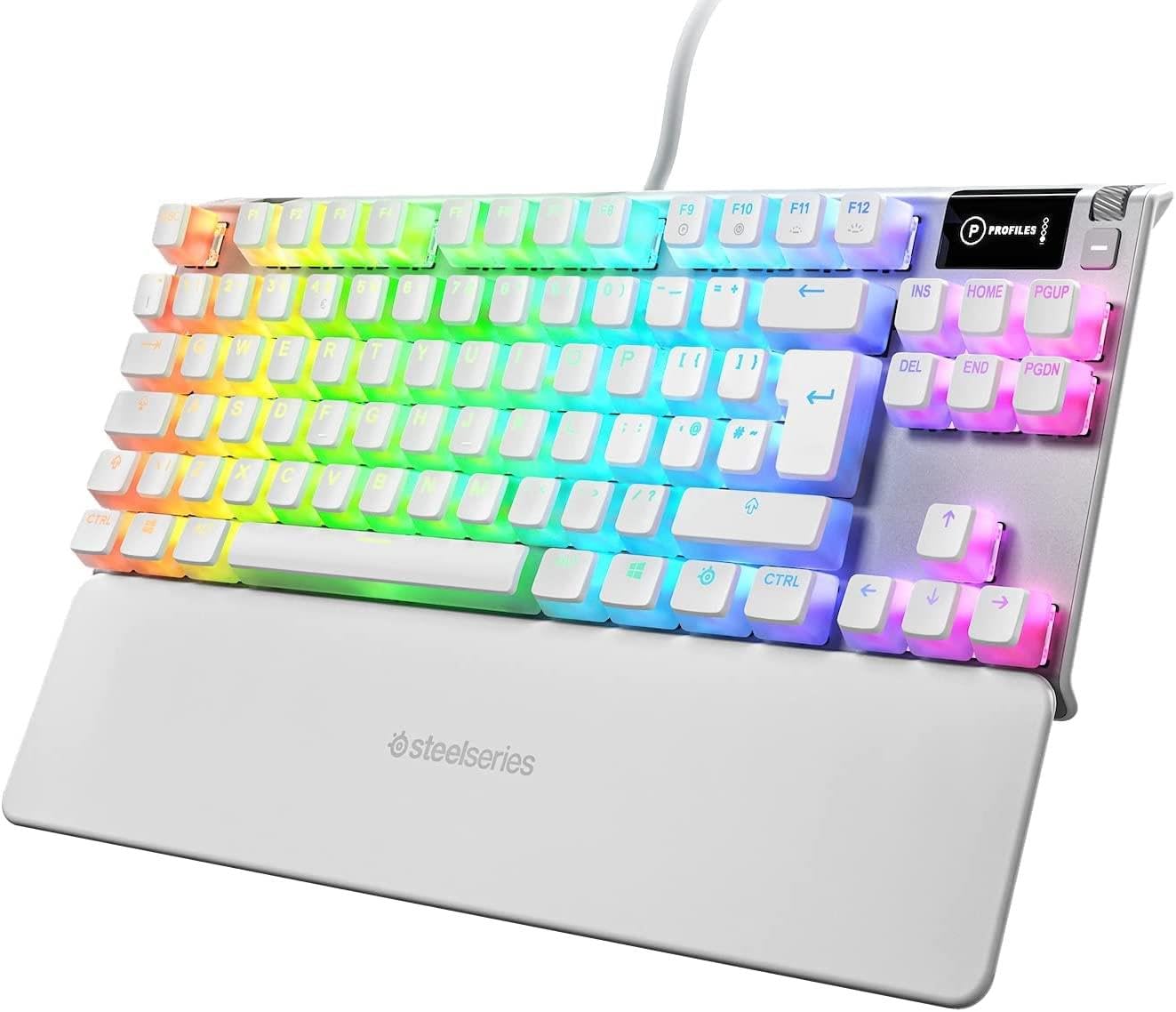 SteelSeries Apex 7 TKL Ghost - Mechanical Gaming Keyboard - OLED