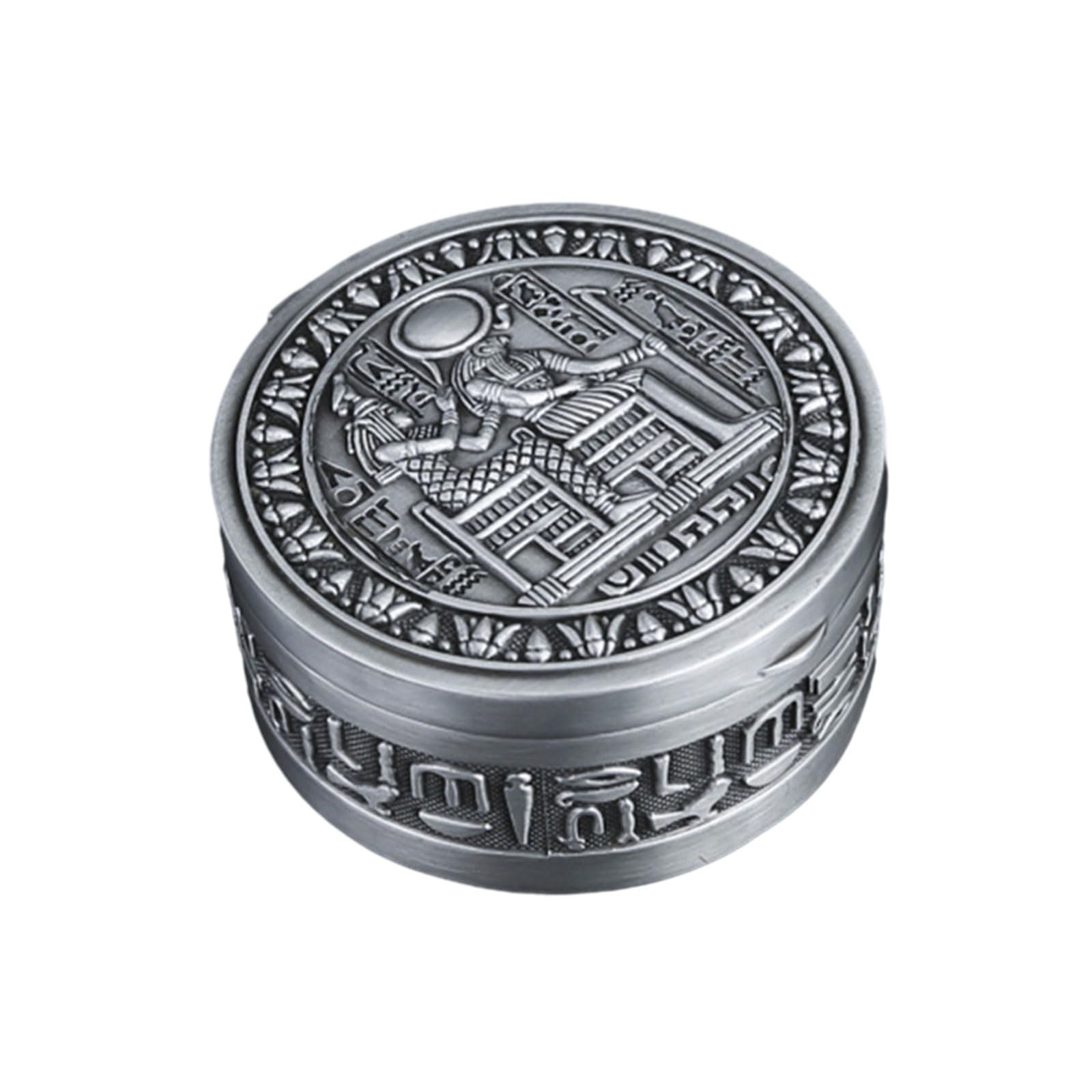 HDOYTXXM European Jewelry Box with Beautiful Flower Jewelry Beautiful Engraving Accessory Container Proof Storage
