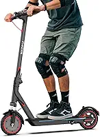 Patinete Elétrico Adulto/Scooter Elétrica - 37 km|550W, Bateria Alta Capacidade, Suspensão Dianteira e Luzes Laterais Integradas