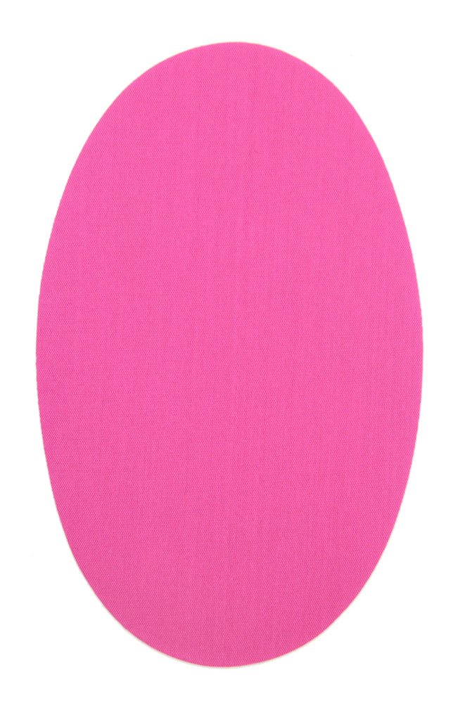 Haberdashery Online - 6 Iron-On Knee Pads Elbows for Clothes Protection & Repair, Suitable for Trousers, Jackets, Sweaters, Shirts, 16cm x 10cm, M - Fuchsia