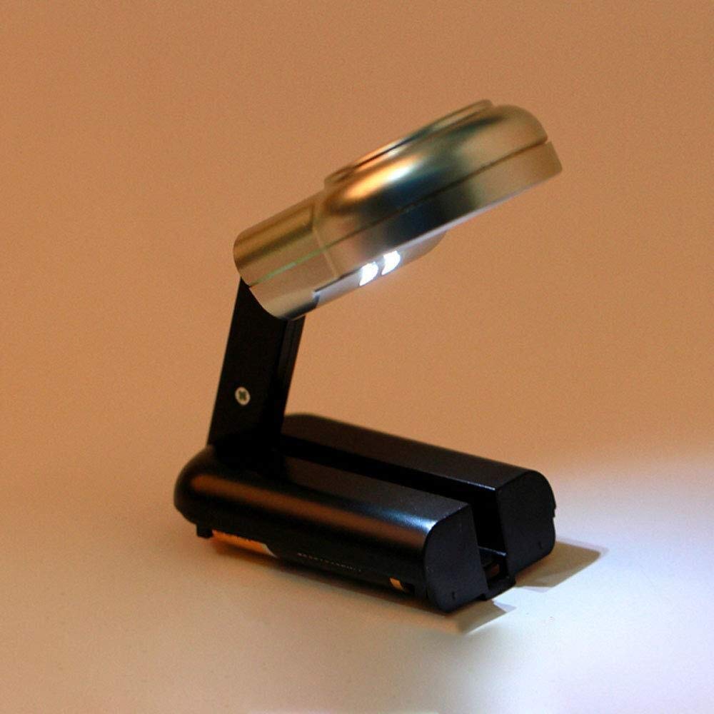 Lenti di ingrandimento, Lenti di ingrandimento per Hobby educativi, Lenti di ingrandimento Portatili ad Alta Definizione 16X con Luce LED, Lenti di ingrandimento in Giada