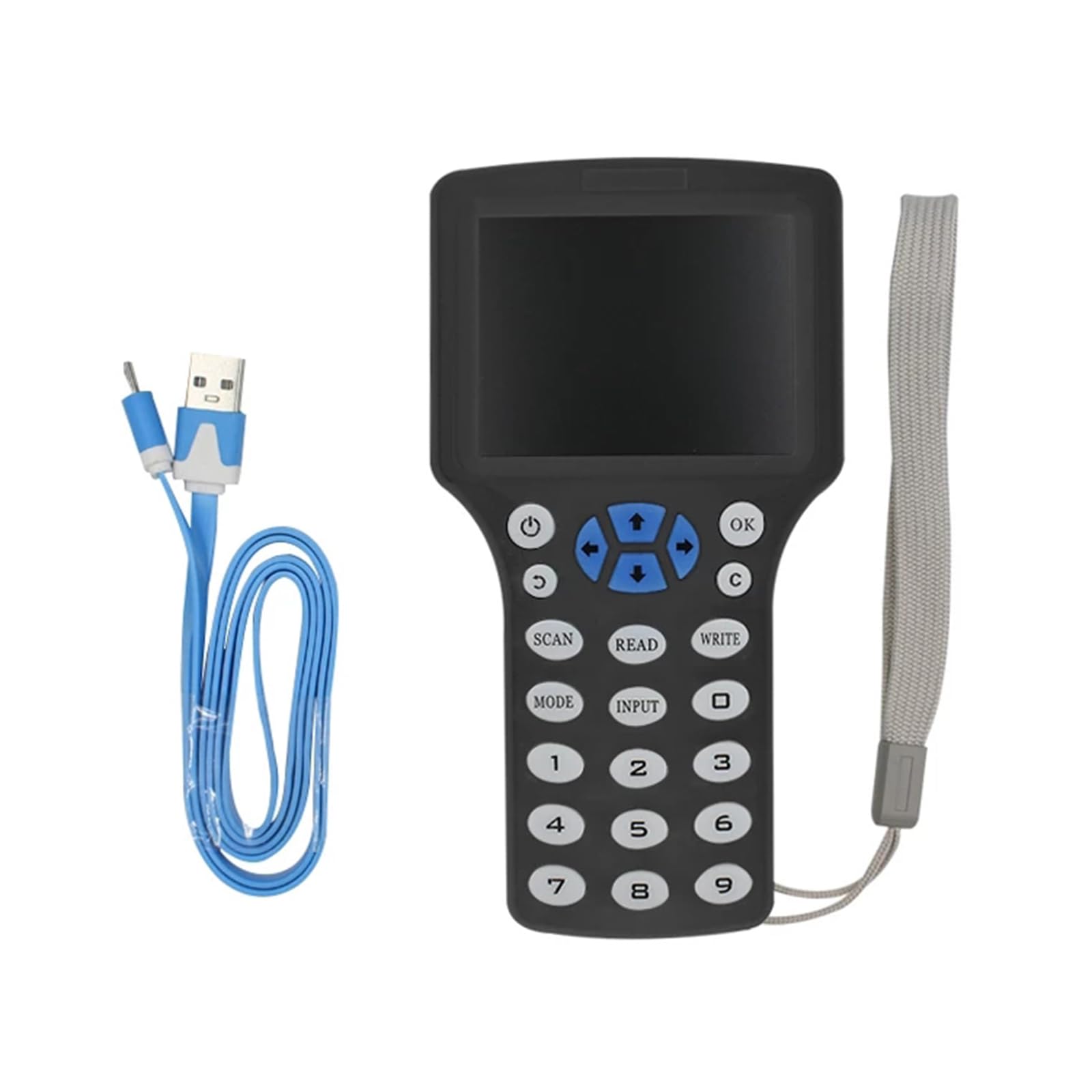10 wielu częstotliwości RFID kopiarka 13,56 MHz czytnik RFID duplikator z USB HD 3,2-calowy kolorowy ekran do identyfikatora/IC/karty zbliżeniowej