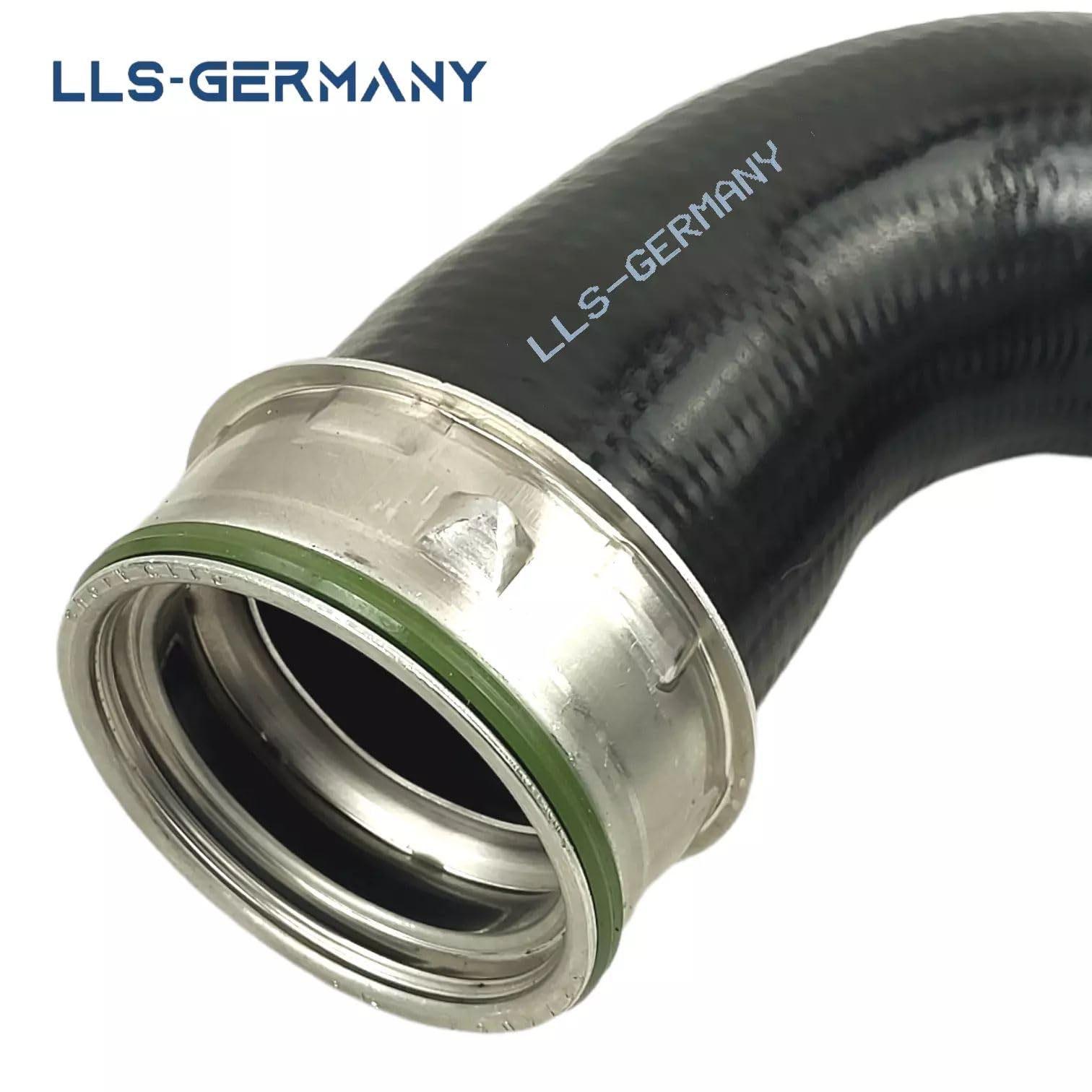 LLS-GERMANY Tubo dell'aria di carica compatibile con Golf IV, Golf IV Variant (1J1, 1J5) 1.9 TDI/1.9 TDI 4.-motion (2000/09-2006/06) 101 PS, OEM: 1J0145838M, 1J0145838T, 1J0145762BJ, con clip di
