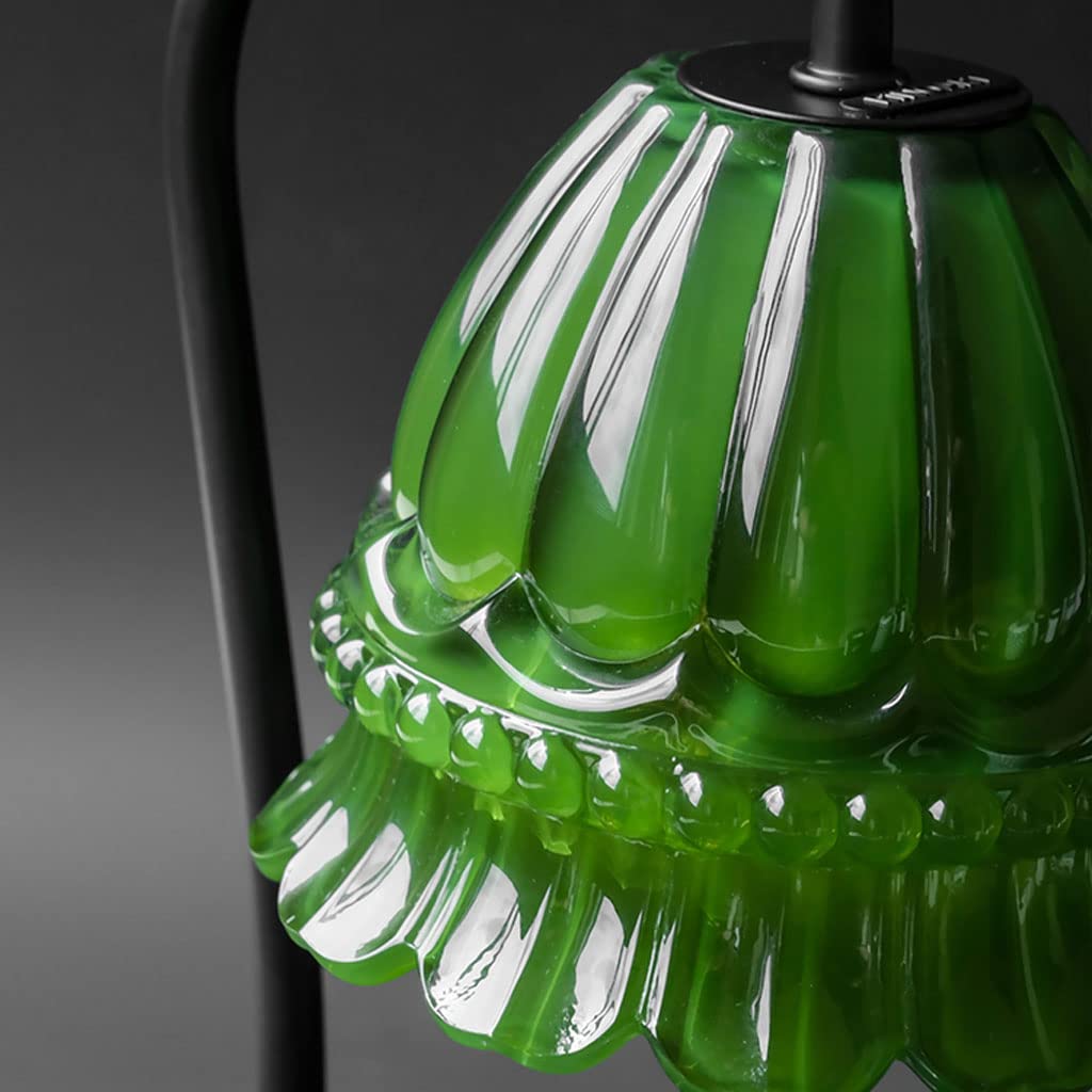 ppARK Lampada Candela Lampada a Cera di Fusione Vintage Lily of The Valley Lampada scaldacandele Lampada scaldacandele profumata Lampada da Comodino a Cera dimmerabile da Comodino