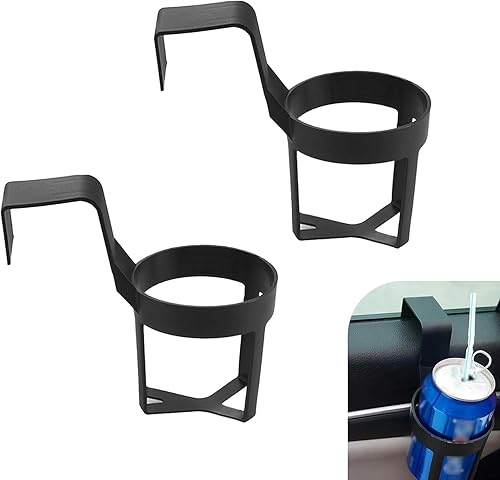 2 portavasos colgantes para automóvil, para ventana de automóvil, reposabrazos de asiento de vidrio, soporte para tazas de agua, gancho de