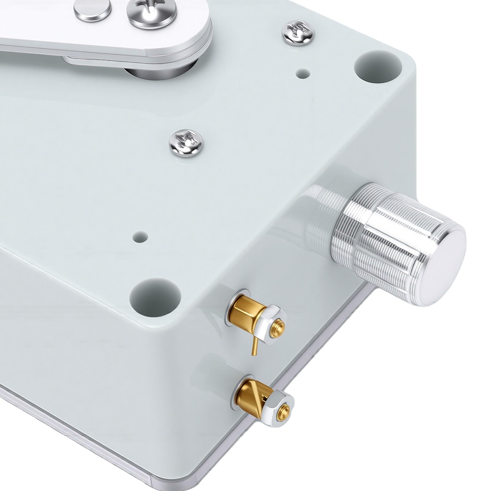 Luocute Generatore a Manovella con Display LCD Rosso | Caricatore USB, custodia per supercondensatori, illuminazione di emergenza, accensione per campeggio all'aperto