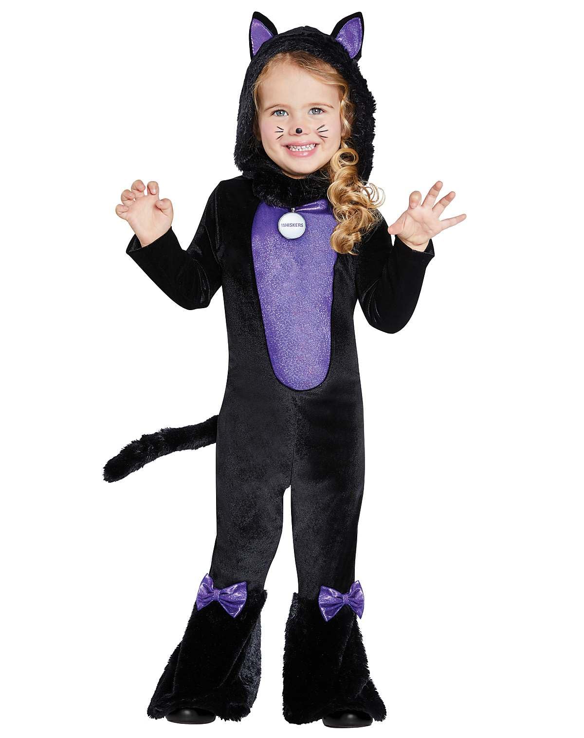 Cute Cat Face Halloween Costume Black Tshirt Gift Womens Kid