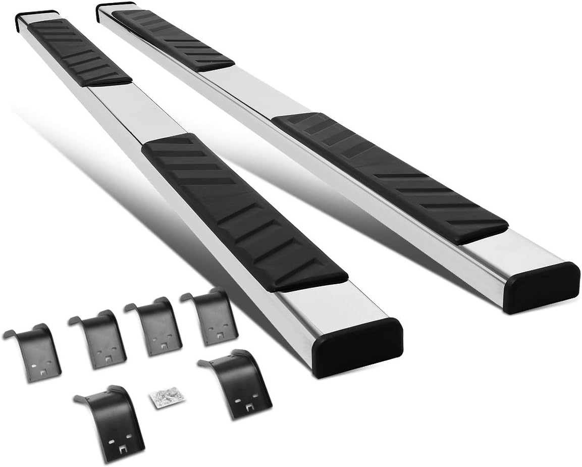 Auto Dynasty 5" Running Boards Fit for 2009-2024 Ram 1500 2500 3500 Crew Cab, Stainless Steel Nerf Bar, Polished Chrome Side Step