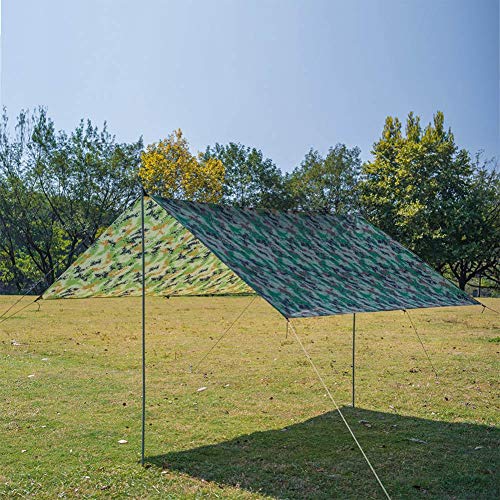 LetCart Tent Tarp - Waterproof UV protection Extra Heavy Duty Shade Sail Sun Canopy Outdoor, Multicolor, M - Image 2