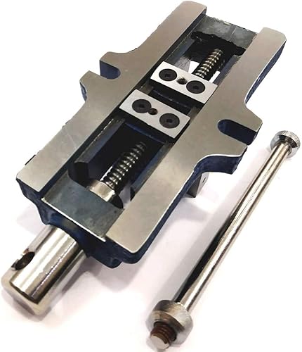 Miniatura 4 de Ai Torno Fresado Vertical Slide 100 X 125 Mm & 2" - 50 Mm Torno Autocentrante Base Fija Para Solución de Fresado Instantáneo En Tornos I Nuevo Vice