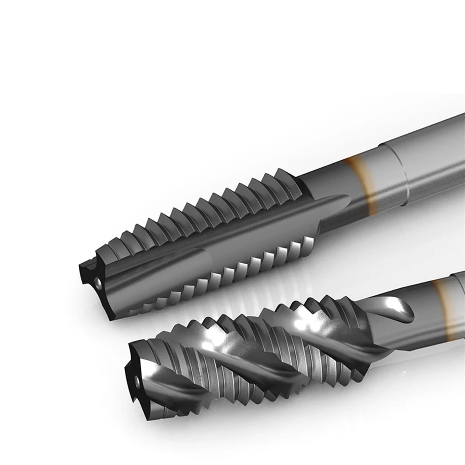Macho de roscar en espiral de acero de alta velocidad con contenido de cobalto M35, con punta de roscar en espiral, con revestimiento de PVD, de acero inoxidable, M2-M12, herramientas CNC, 1 unidad(PV