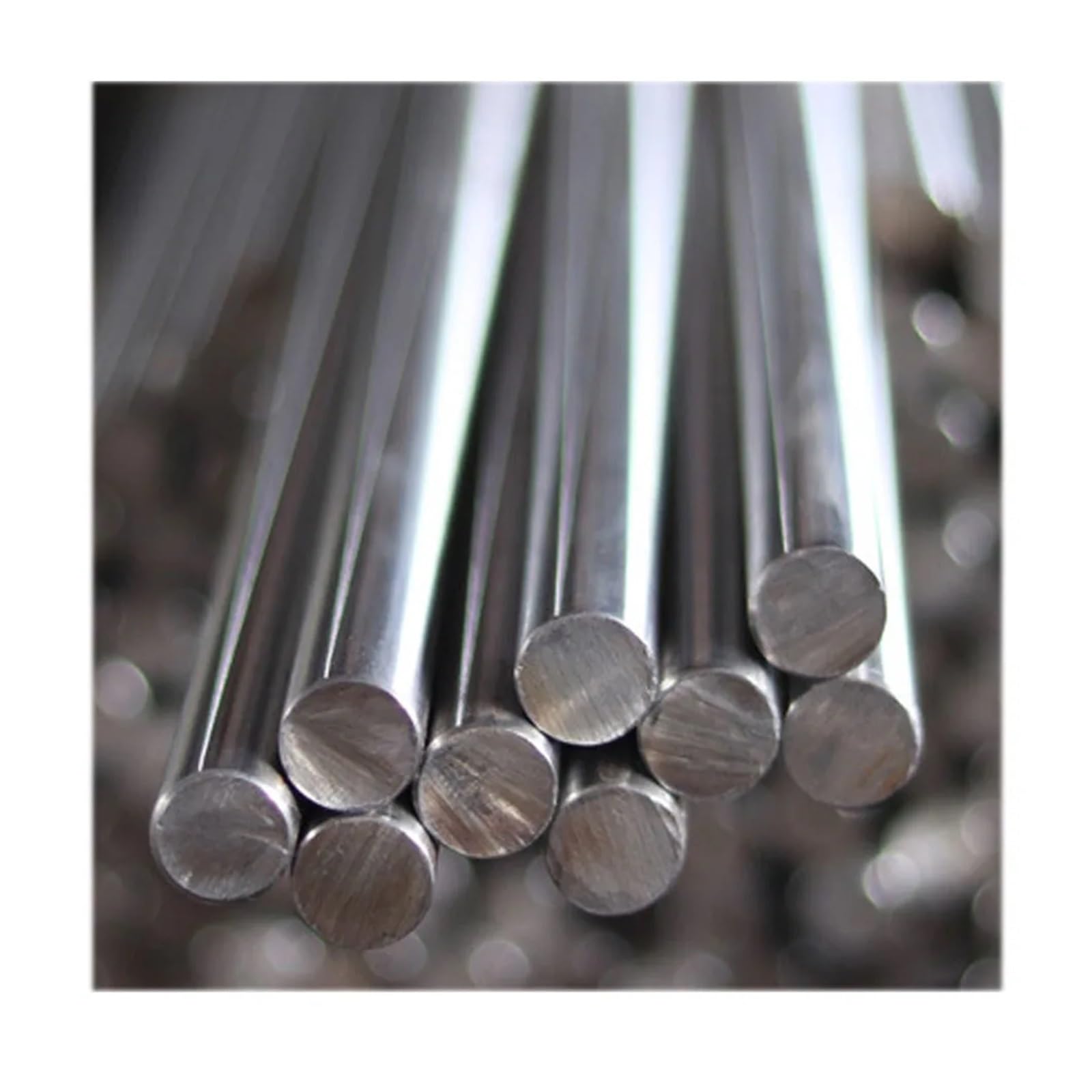 Ejes lineales de Acero Inoxidable, Varilla Redonda rectificada de Acero Inoxidable 316, Eje Lineal, diámetro 2 a 10 mm, Longitud 100 a 500(Diameter 8mm,Length 500mm)