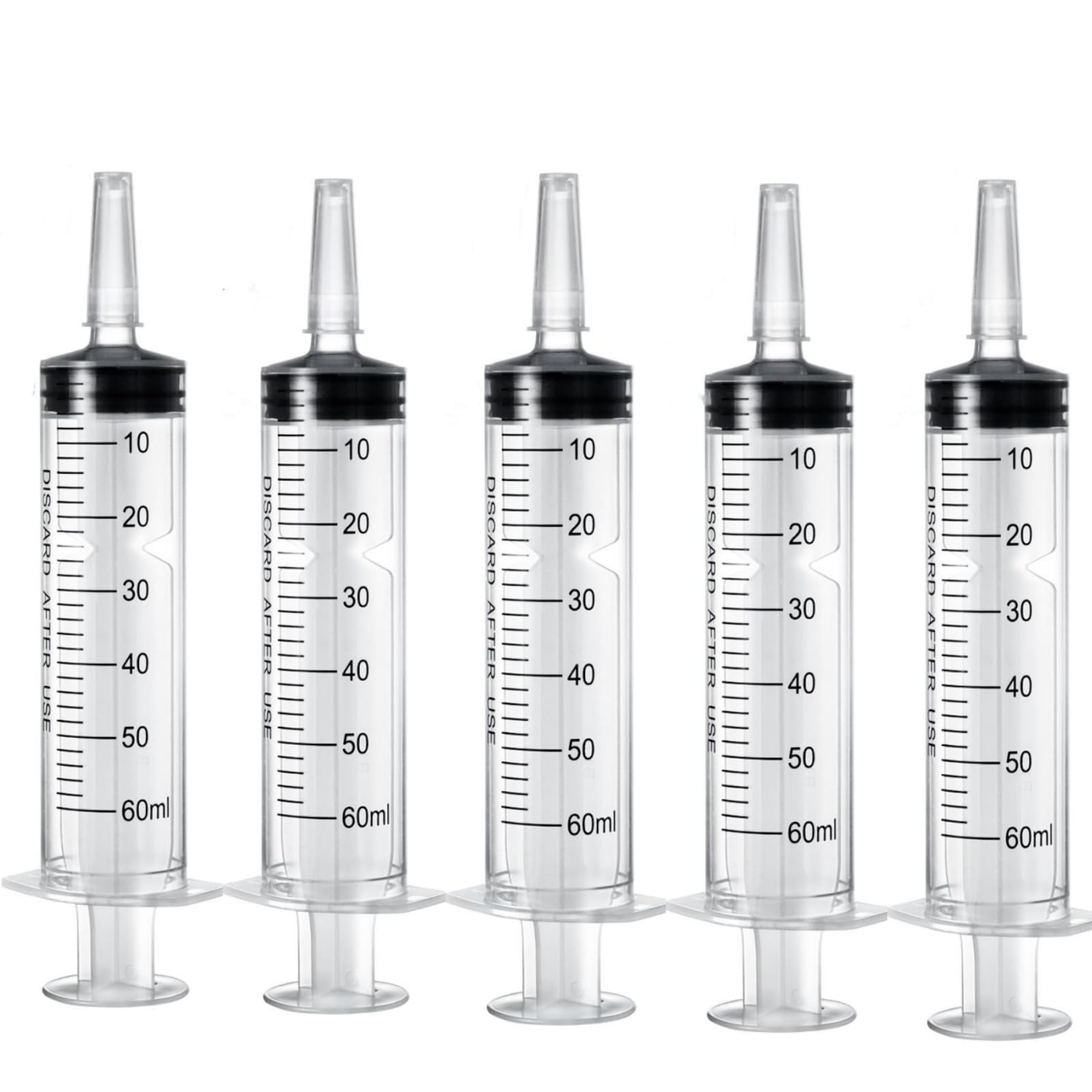 OFFCUP Siringa di Plastica, 8Pcs 10ml Siringhe senza Ago, Siringhe in plastica riutilizzabili, Siringa Dosatrice per Alimentazione Piccoli Animali