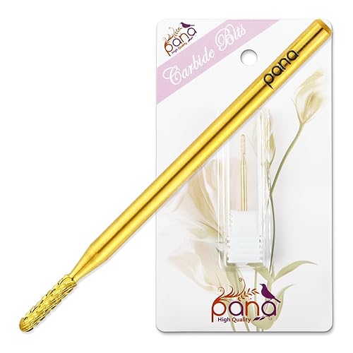 PANA Premium - Broca de carburo de uñas para limpieza de cutículas de 332 pulgadas para profesionales, salón de uñas, recortadora de uñas, limpiador