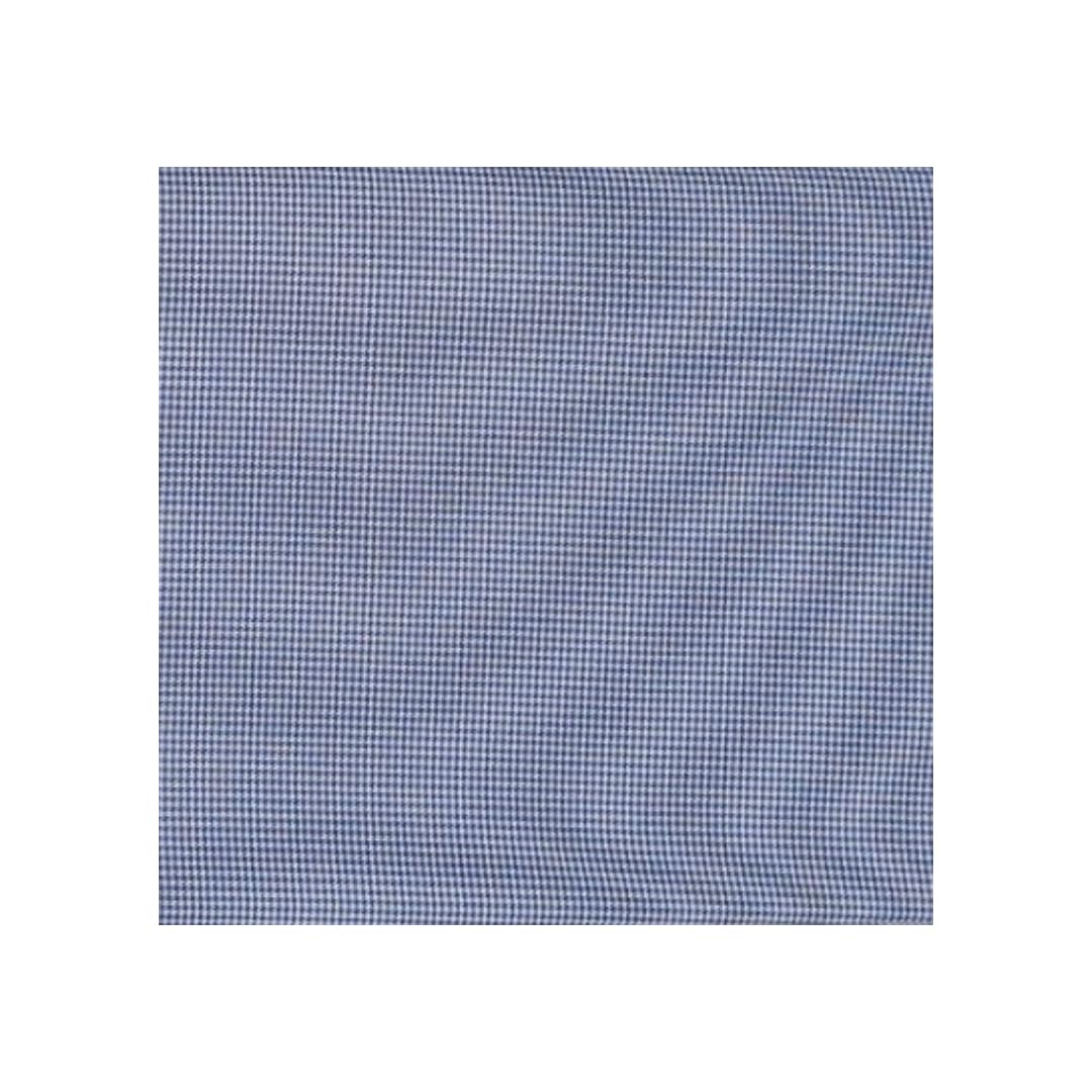Ankur- Lal Bhai Group Men's Poly Cotton Blend Unstitched Shirt Fabric (1.60m, Free Size,Small Blue Check Pattern)-picture-25