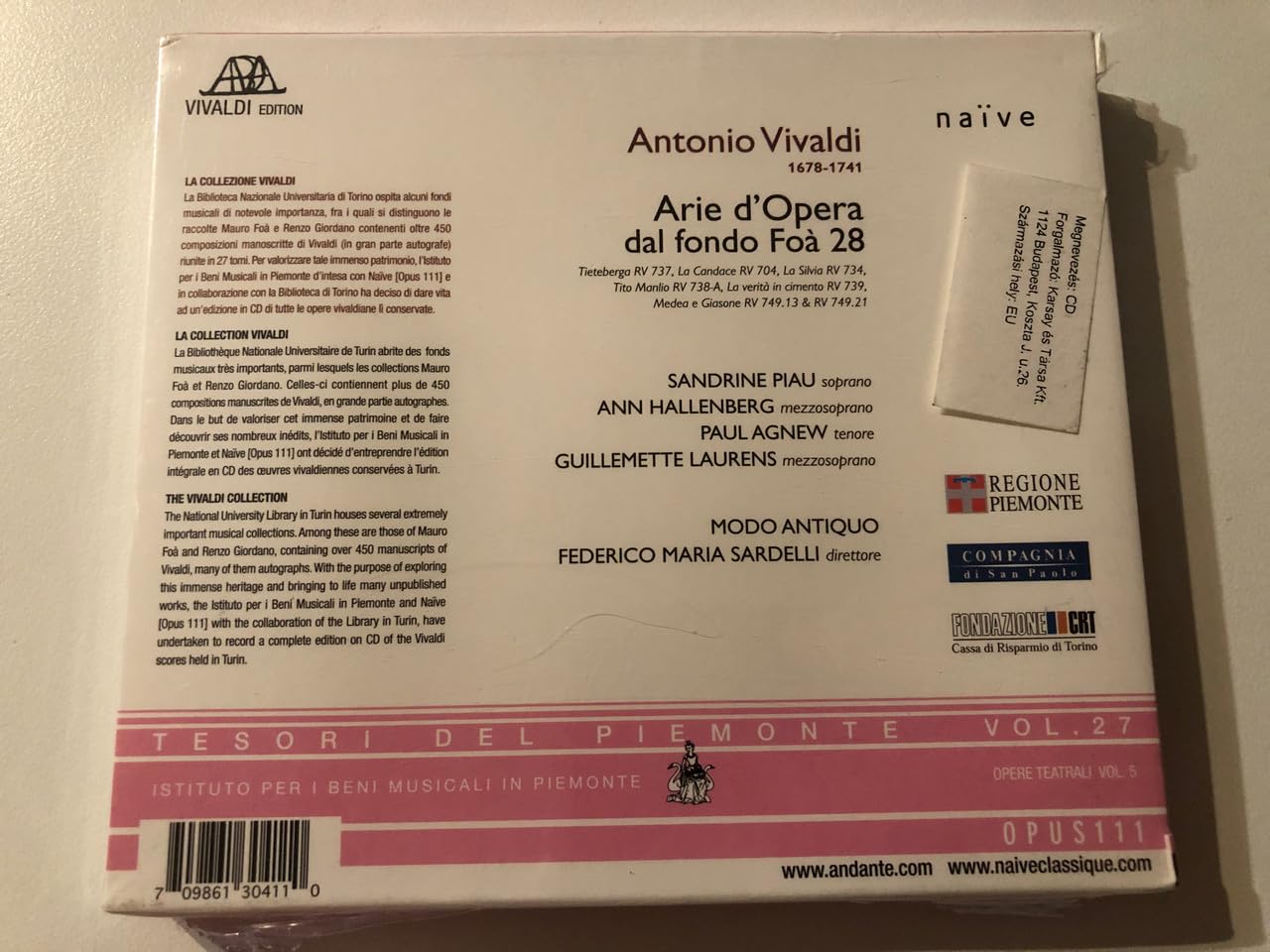 Arie D'opera