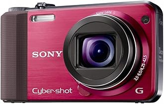 Sony Cyber-Shot DSC-HX7V 16.2 MP Exmor R CMOS Digital Still Camera with 10x Wide-Angle Optical Zoom G Lens, 3D Sweep Panorama, and Full 1080/60i HD Video (Red)