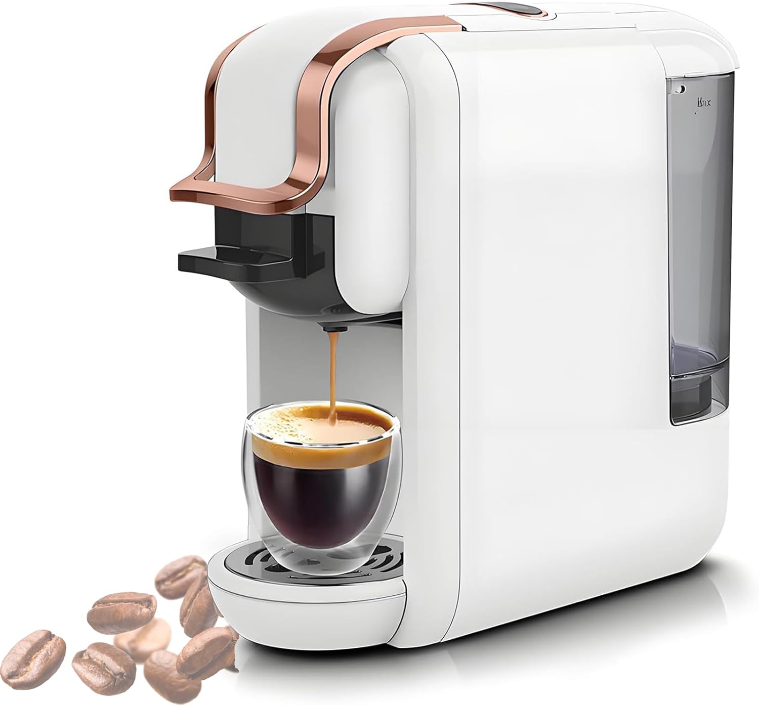 Coffee and Espresso Maker Compatible with Dolce Gusto Pods K-Cup Pod Coffee Mini Coffee Maker Portable Coffee Machine for Ground Coffee Use