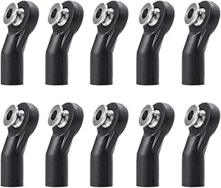 10Pcs M3 Rod Ends Plastic Ball Head Rod End Ball for 1:10 Axial SCX10 RC Crawler Car