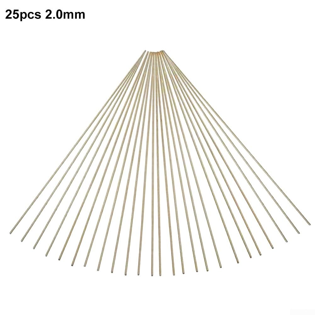 25 aste per brasatura da 250 mm con caratteristiche di flusso ottimali per saldatura ossiacetilene su leghe di rame (2,0 mm)