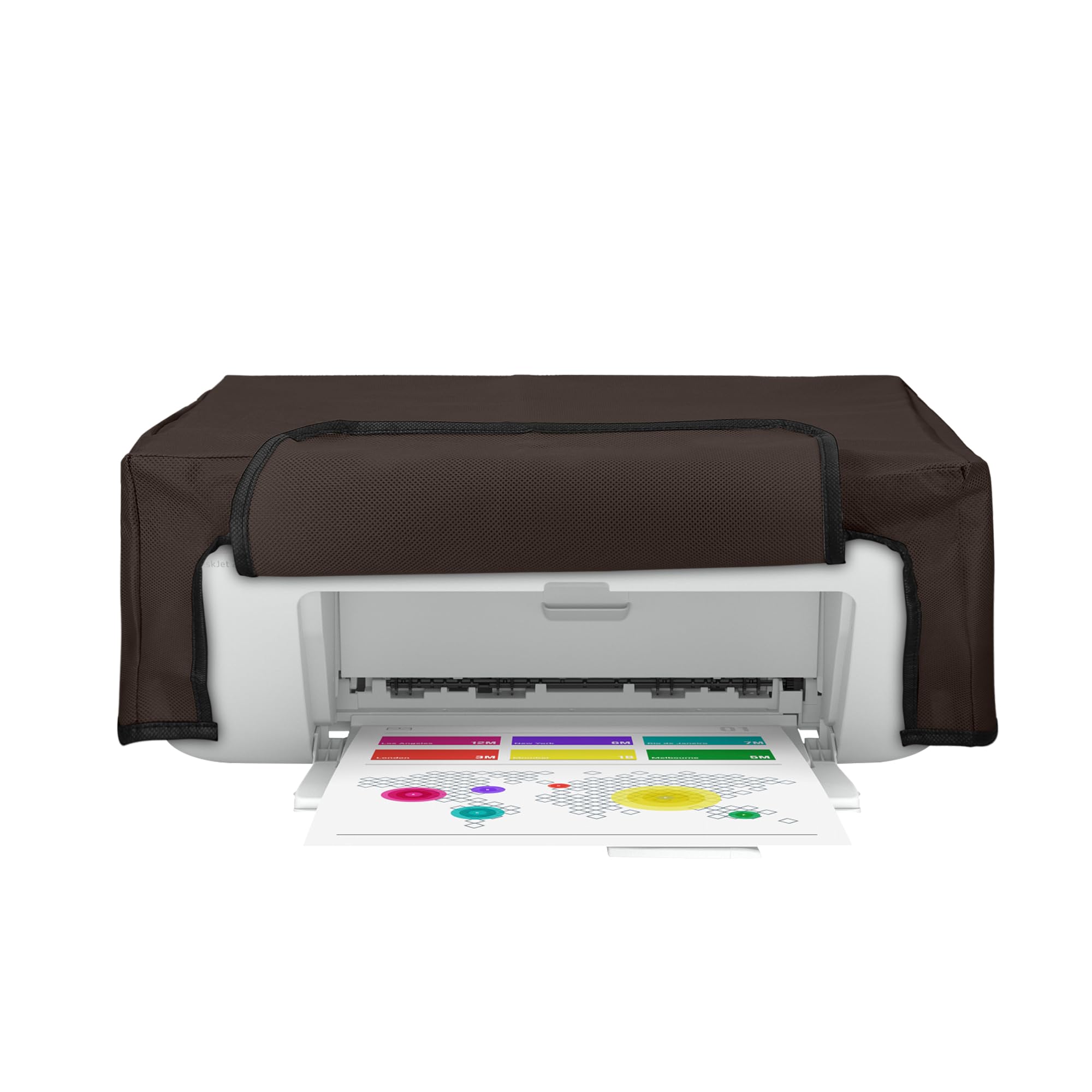 HP DeskJet 2755e Housse de protection kwmobile chocolat