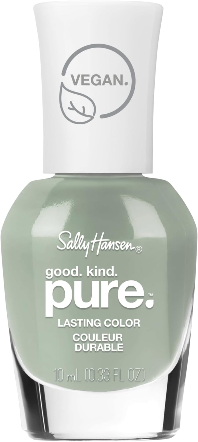 Good. Kind. Pure. Nail Polish | Plant-Based, Vegan, 16-Free Formula | Opaque, Shiny | 367 Moss Mosaic | Olive Green Nail Color