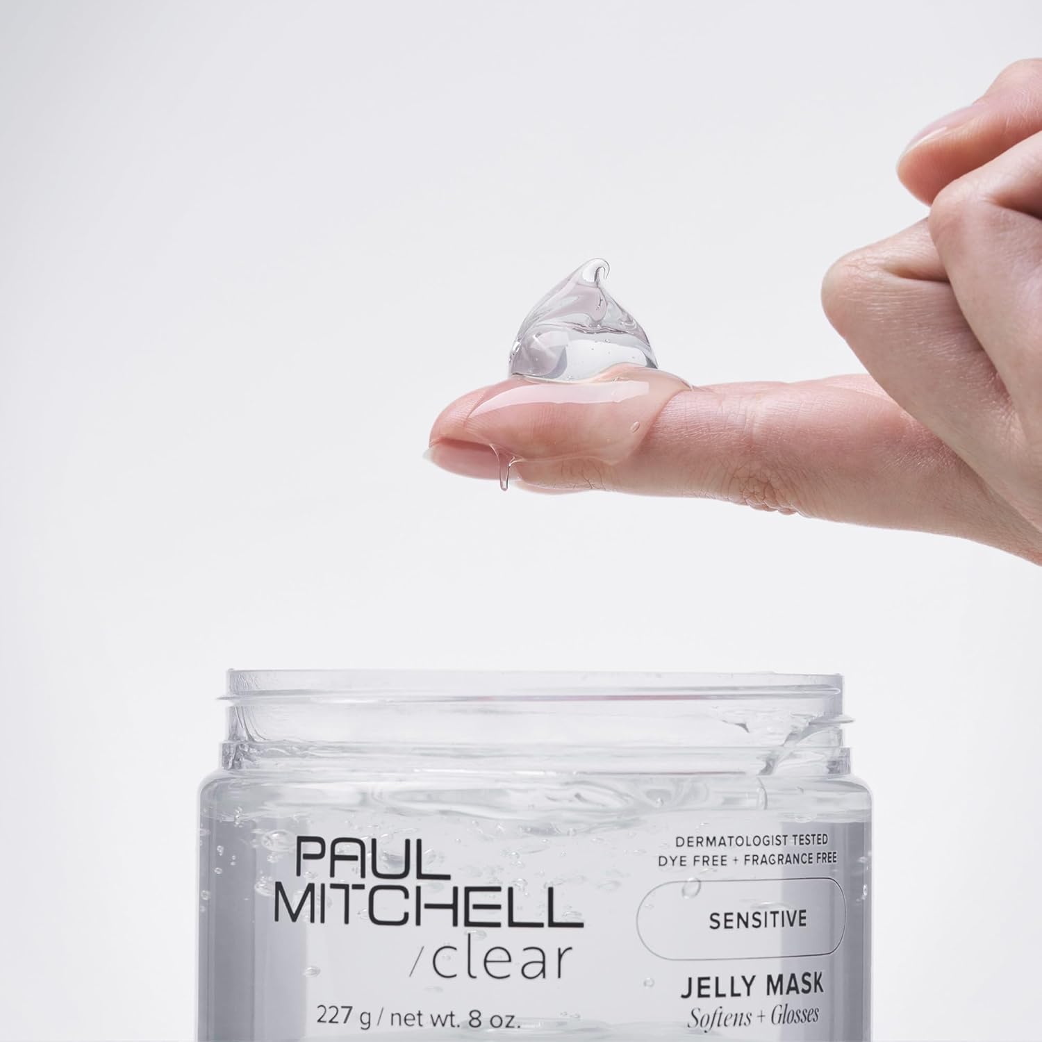 Paul Mitchell Clear Jelly Mask, Fragrance Free Hair Mask, For Sensitive Scalp + Skin - Image 3