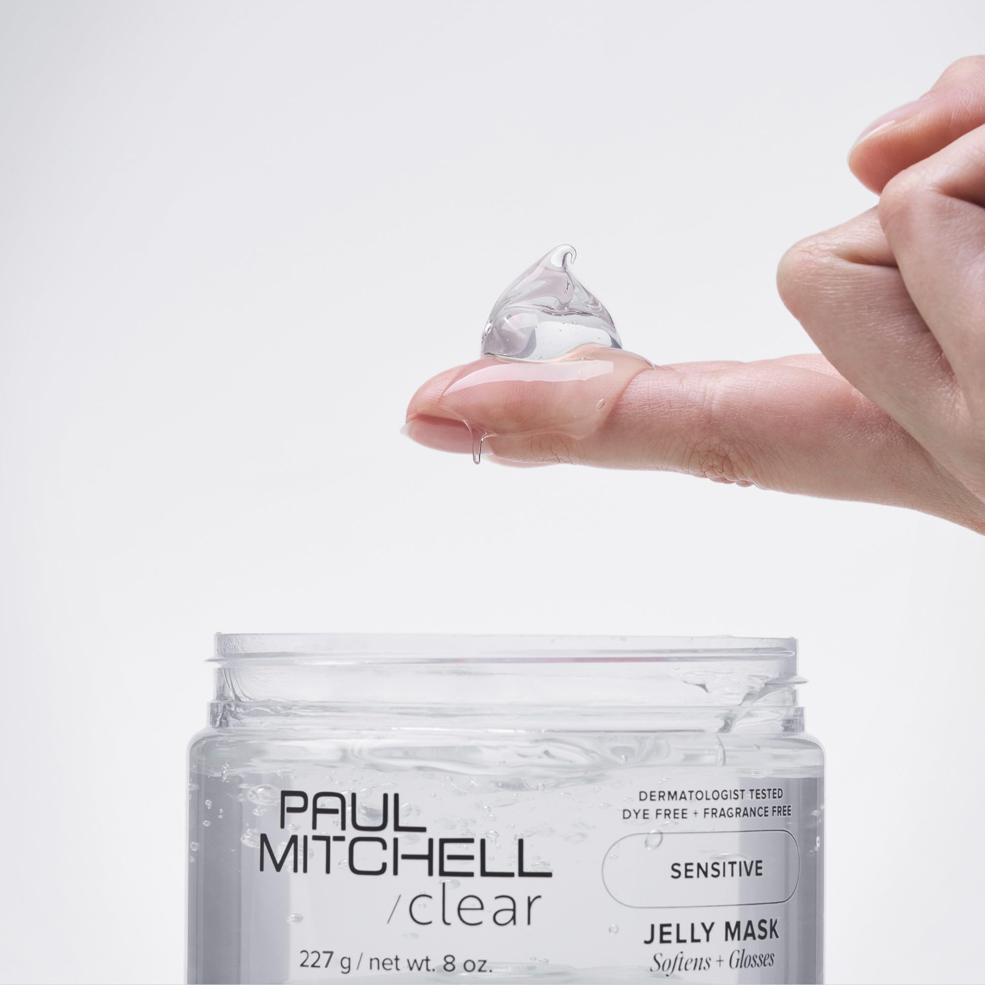 Paul Mitchell Clear Jelly Mask, Fragrance Free Hair Mask, For Sensitive Scalp + Skin