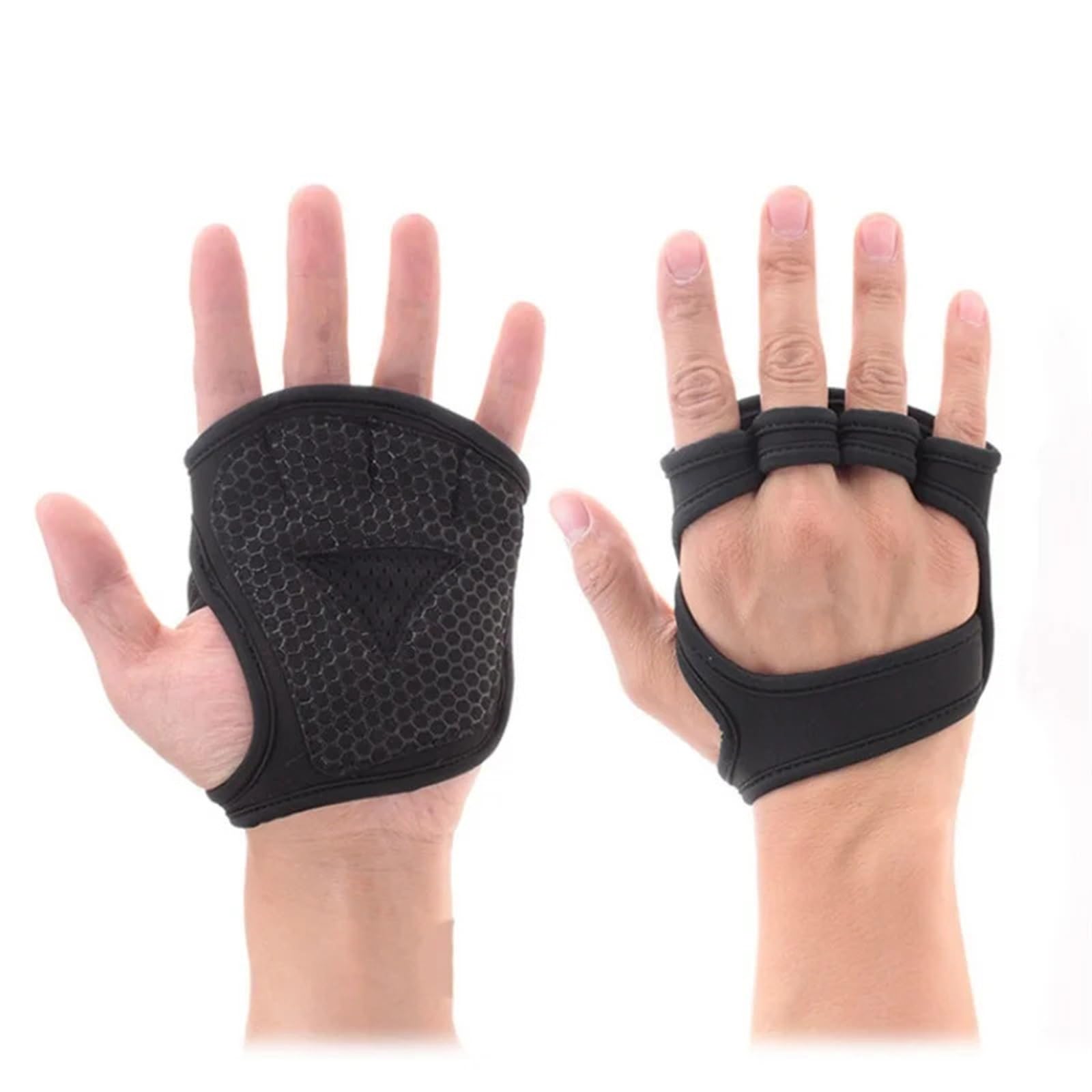 Gym Grips Gants de Fitness de gymnastique protège-main hommes femmes musculationmmes femmes musculation entraînement puissance haltérophilie gants d'entraînement haltères poignées coussinets