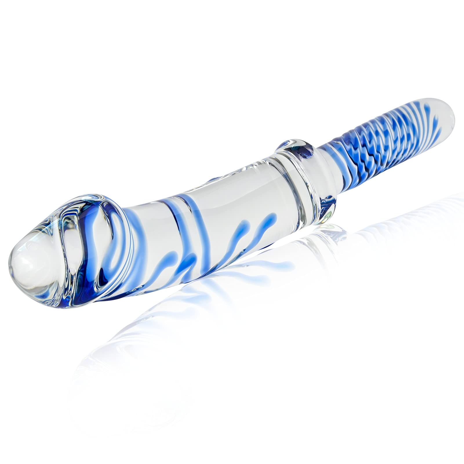 roluck Cristal – Consolador Pene anal Butt Plug transparente cristal diamante cristal Consolador