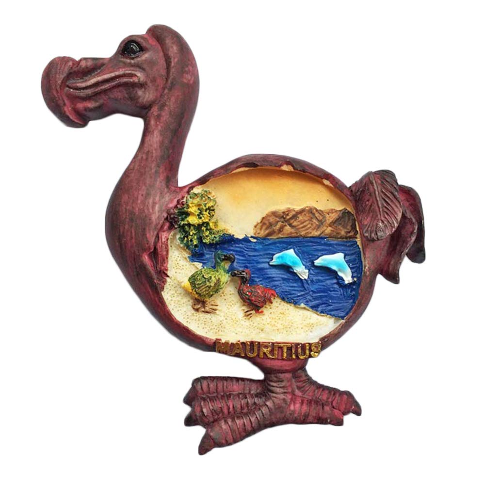 Wedarego White Mauritius 3D Dodo Fridge Magnet Tourist Souvenir Travel Sticker,Mauritius Refrigerator Magnet,Home And Kitchen Decoration Collection From China