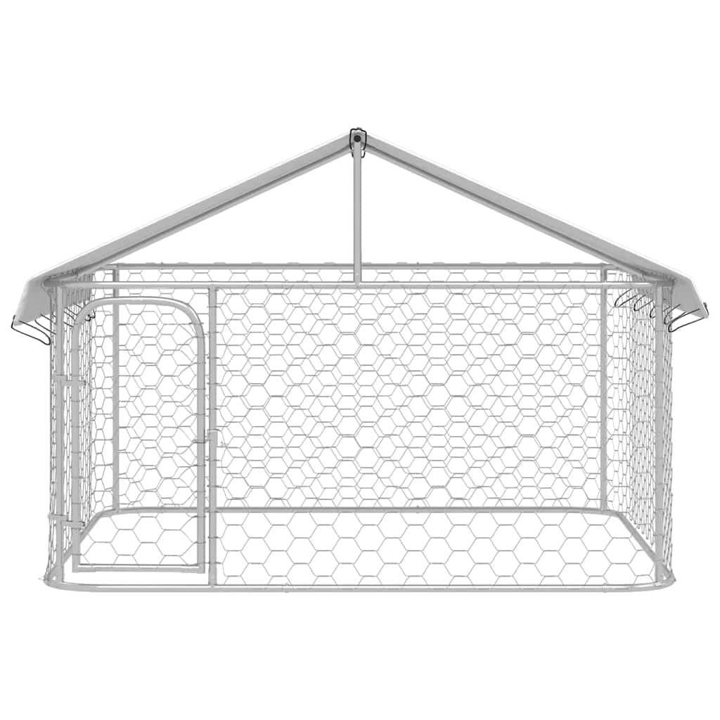 Genérico Perrera de Exterior con tejado 200x200x150 cm,Producto para Mascotas y Animales,Productos para Mascotas,Productos para Perros,Casetas y cercados para perros-171498