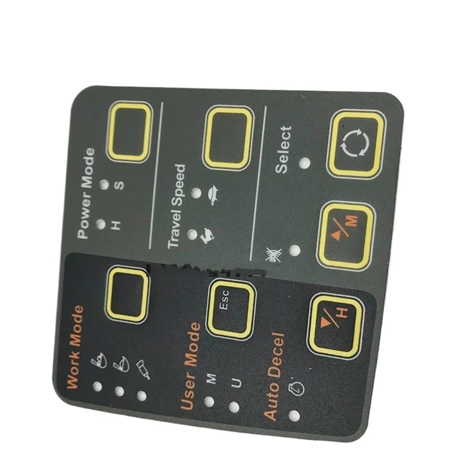 1 szt. Do koparki R200 R215 R225 R265 R305-7 klimatyzator panel sterowania naklejki akcesoria naklejka instrument