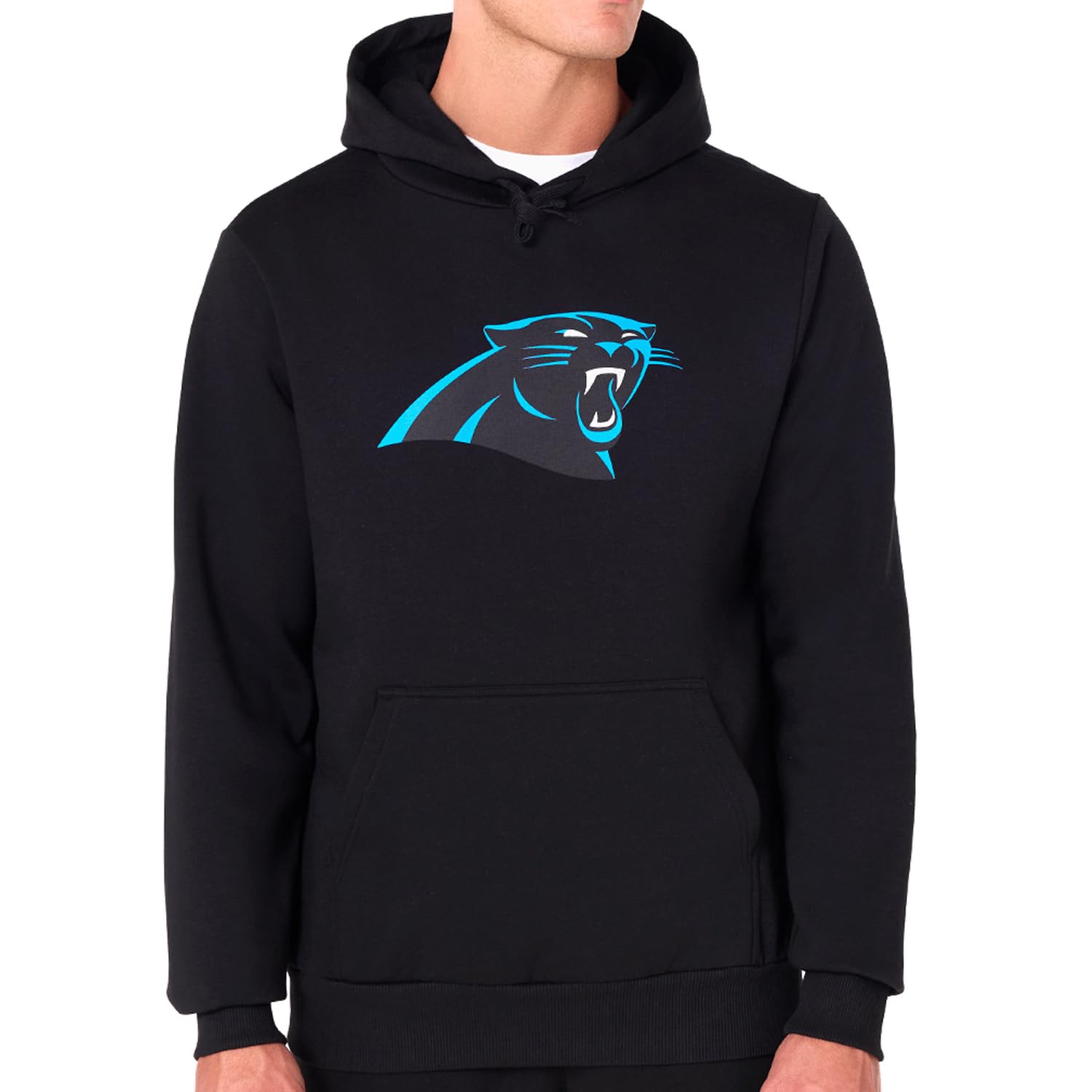 New Era Carolina Panthers NFL Team Logo Hoody Black Hooded Jumper