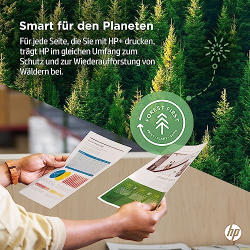 HP DeskJet 2720e All-in-One-Drucker — Farbtintenstrahl — 6 Monate Instant Ink im Lieferumfang enthalten HP + (Fotokopie, Scan, Impression, WLAN) – Bild 7