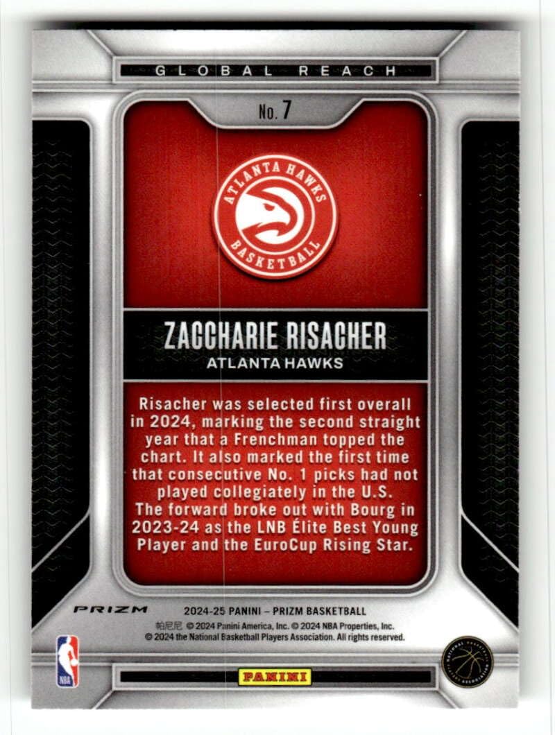 Amazon.com: 2024-25 Panini Prizm Global Reach Prizms Silver #7