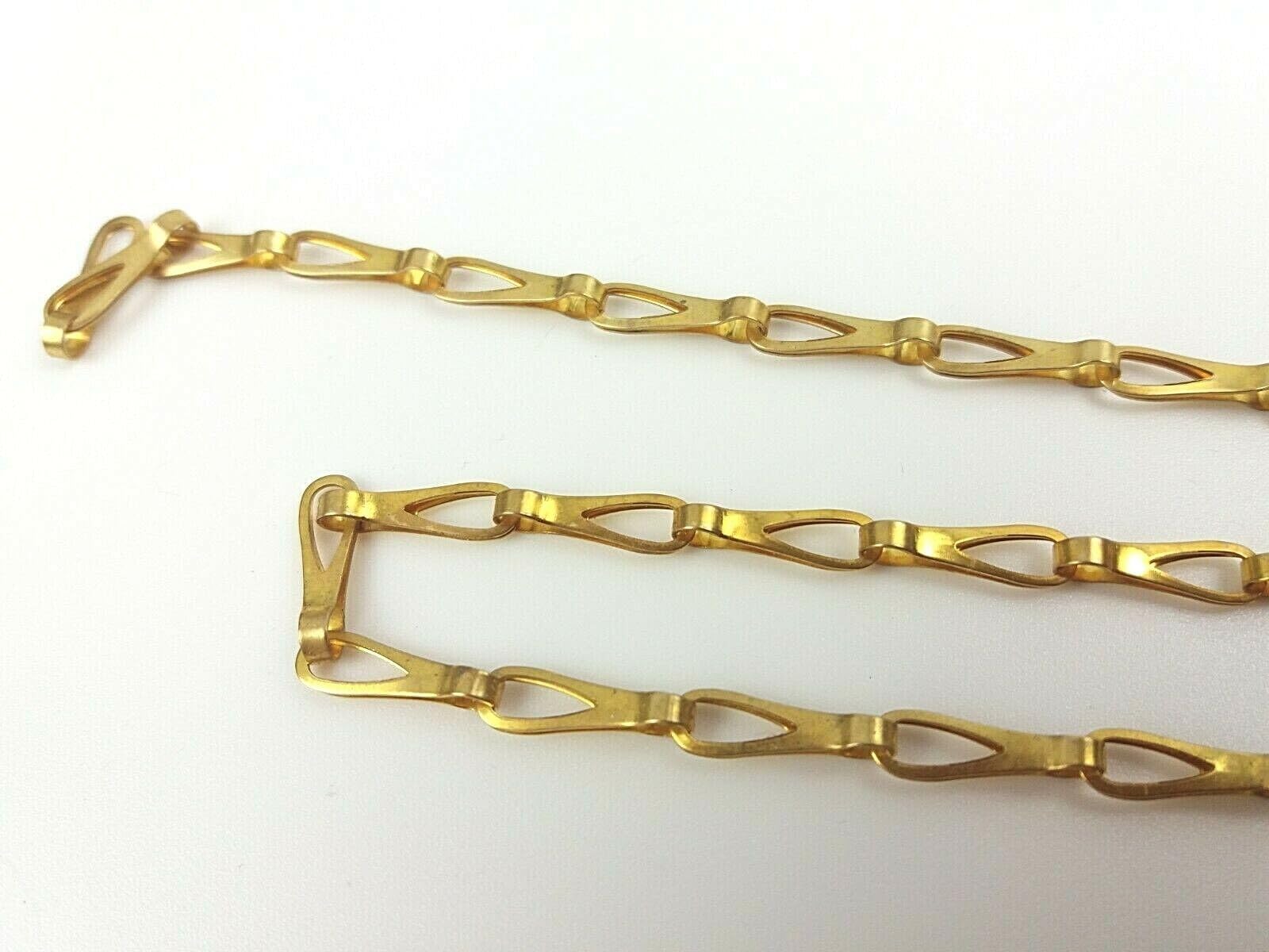 Lampadario Di Ottone Lucido Catena Foto Specchio Appeso 1 Metri Di - Foto 2