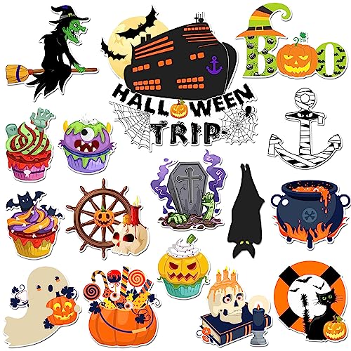 Imanes decorativos Halloween Kanayu 16 piezas