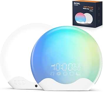 SHE'll SLEEP Years、Days、See The Light WY8 Large Daylight Lamp, LED Light Therapy Lamp, SAD Light, 20000