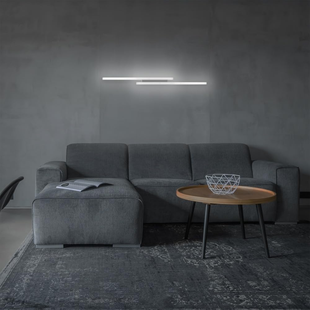 MeLiTec LED Deckenlampe D128 – RGB Farbwechsel, App & Fernbedienung, Alexa & Google Steuerung, dimmbar, moderne Smart Home Lampe, Wandlampe