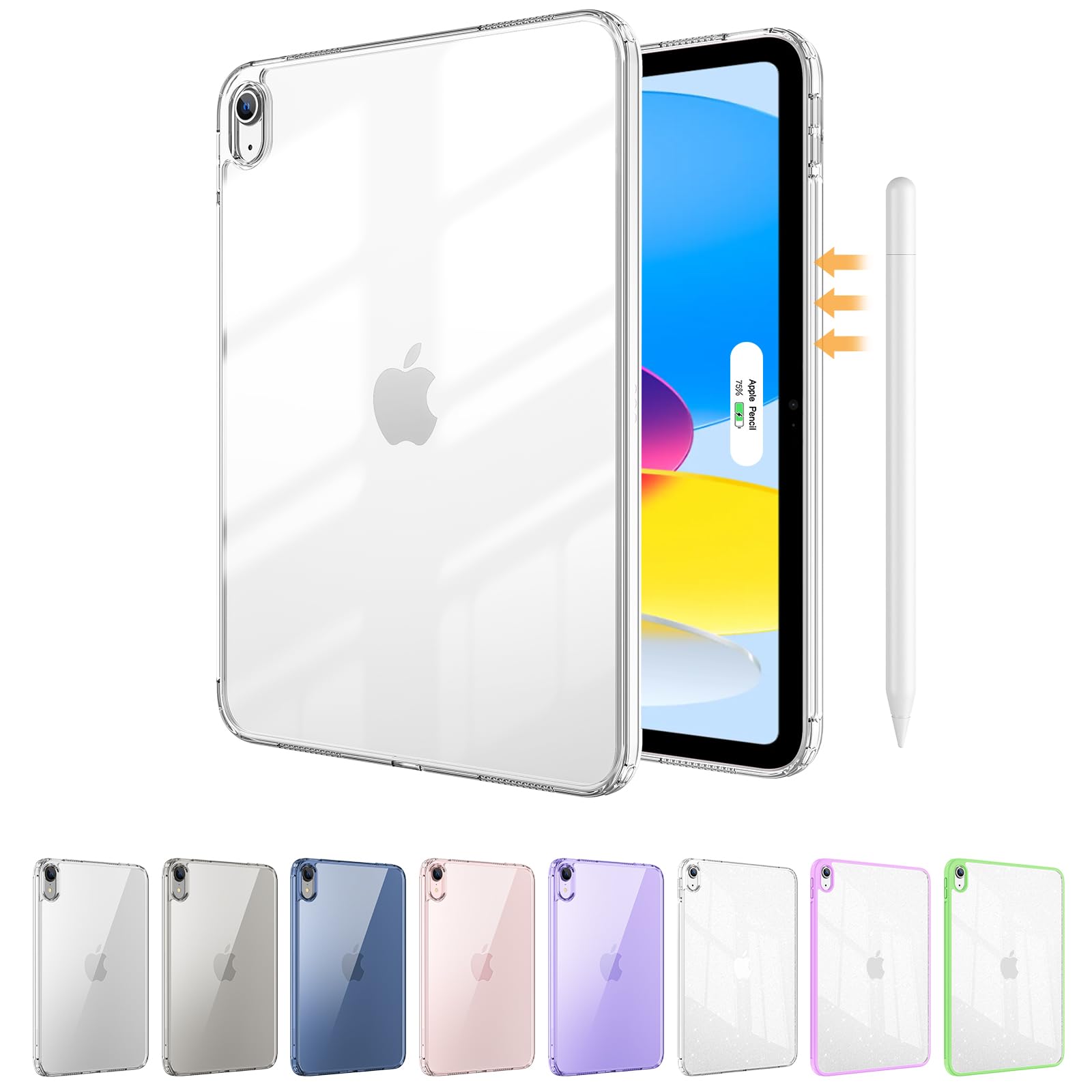 Amazon.com: ProCase Clear Case for iPad (A16) 11th Generation 2025