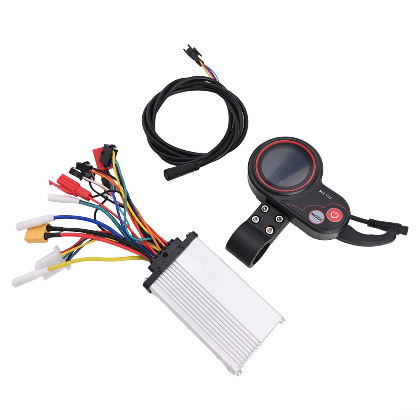 Contrôleur de moteur 500 W 36 V 48 V avec écran LCD pour scooter électrique, panneau de commande et kit de changement de vitesse (36 V)