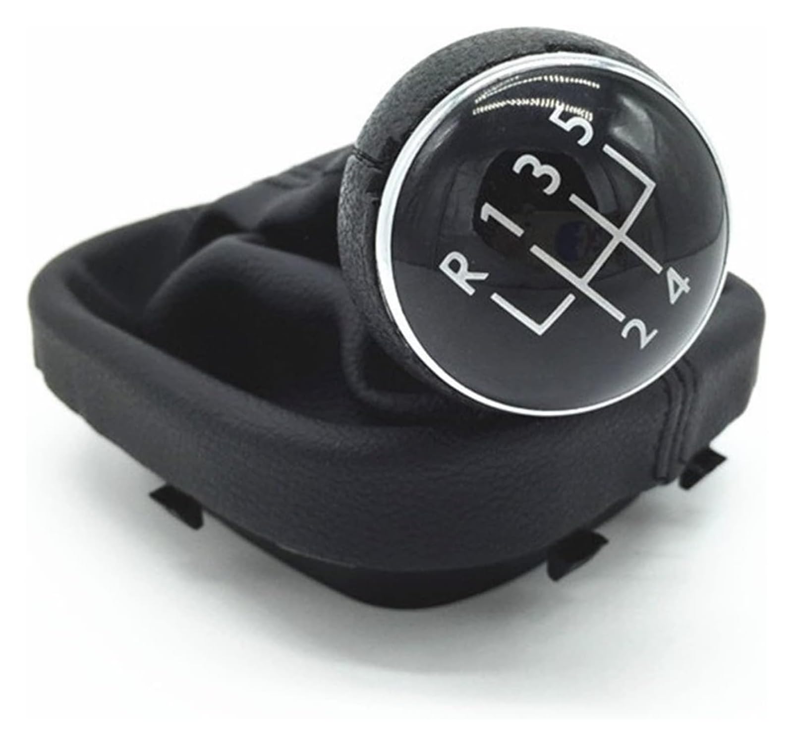 Jsrvqkms 5 Speed Car Gear Knob For Vw For Caddy 2 Ii Mk2 For Touran 2004-2015 5 6 Speed Car Gear Stick Shift Knob(5 Speed)