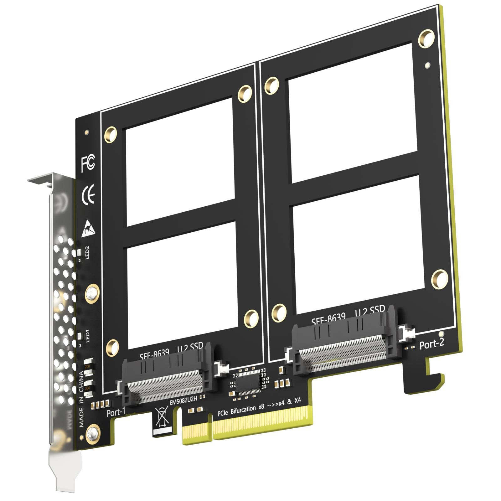 Amazon.co.jp: GLOTRENDS PU21 2枚のU.2 PCIe 変換アダプタ, PCIe 4.0