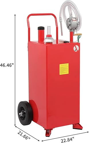 Vista 9 de Tanques de almacenamiento de combustible diésel y fluido de transferencia de aceite de 30 galones, contenedores de almacenamiento de queroseno